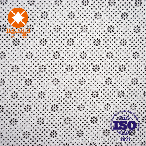 Polyester Nonwoven With Black Silicone Dots